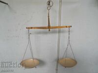 Balanță de bijutier vintage din bronz