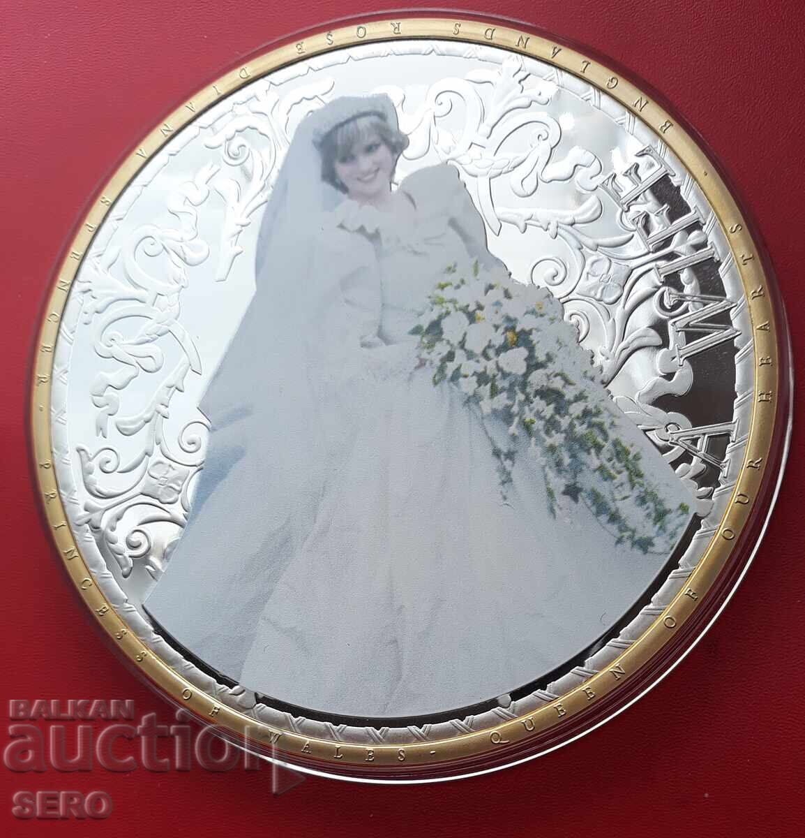 Medalie-Germania-medalie gigantică de 376 grame-Prințesa Diana cu preț € 29.01 | 56.74 BGN