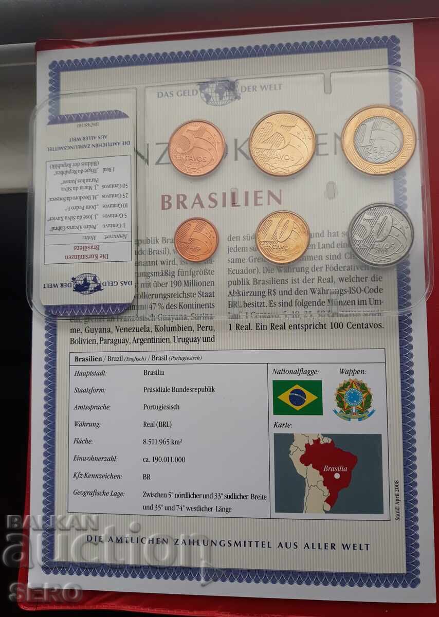Бразилия-СЕТ 2003-2009 от 6 монети с цена € 7.00 | 13.69 лв.