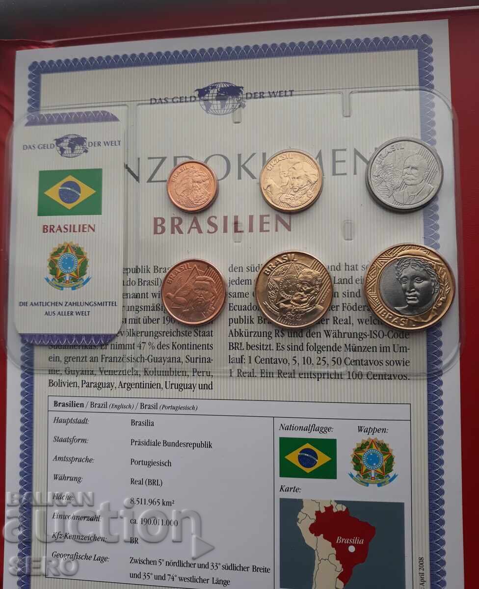 Бразилия-СЕТ 2003-2009 от 6 монети