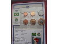 Brazilia-SET 2003-2009 din 6 monede