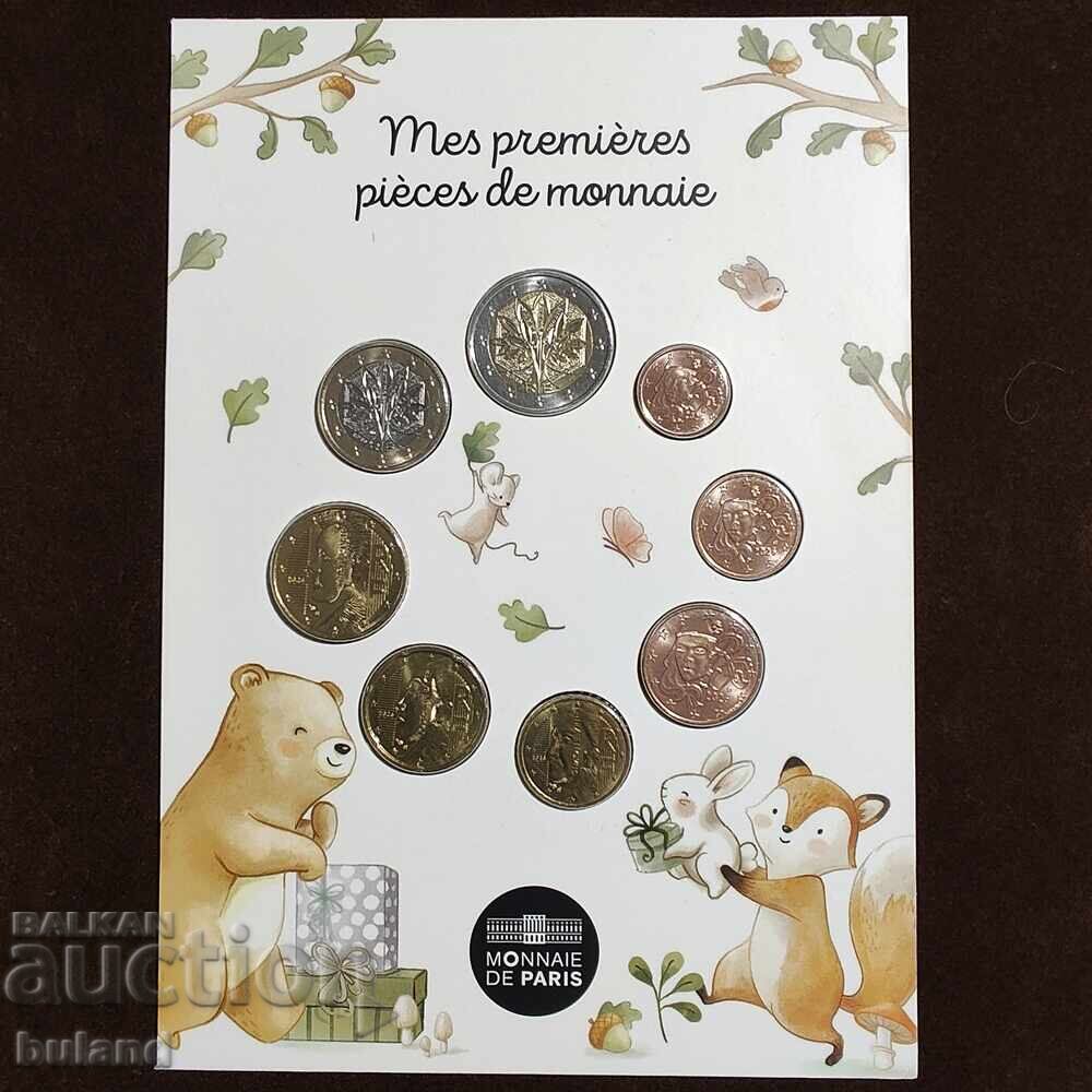 France Official BU SET Euro Coins 1 Cent to 2 Euro 2026