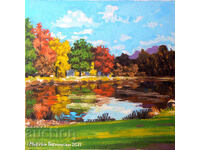 Ελαιογραφία τοπίου. 30 επί 30 εκ