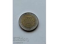 1 peso 2010 Argentina Aconcagua