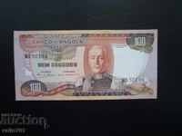 PORTUGUESE ANGOLA 100 ESCUDOS 1972 NEW UNC