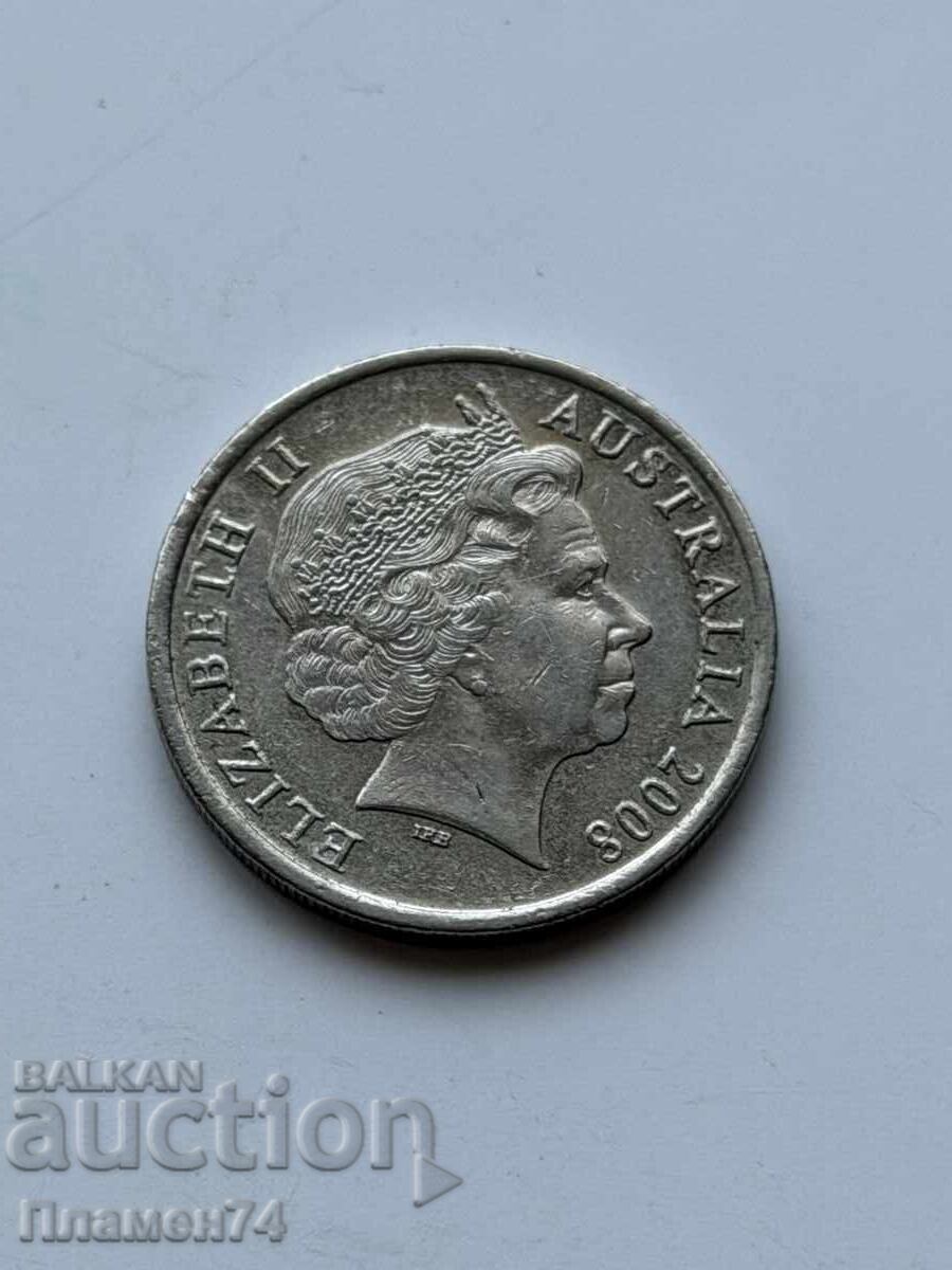 10 цента 2008 Австралия с цена € 1.00 | 1.96 лв.