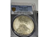 Τάληρο - Μαρία Θηρεσία 1780 ανακοπή (restrike) PCGS MS64