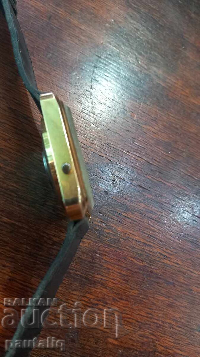 BULETRONIC GOLD-PLATED ELECTRONIC WATCH - 5