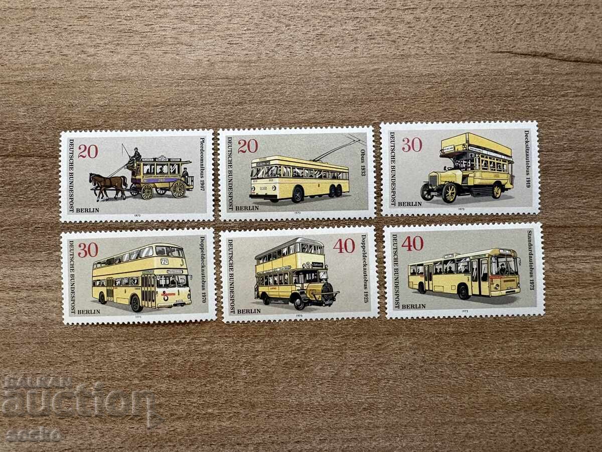 Berlin - Vehicule de transport în Berlin (1973) MNH