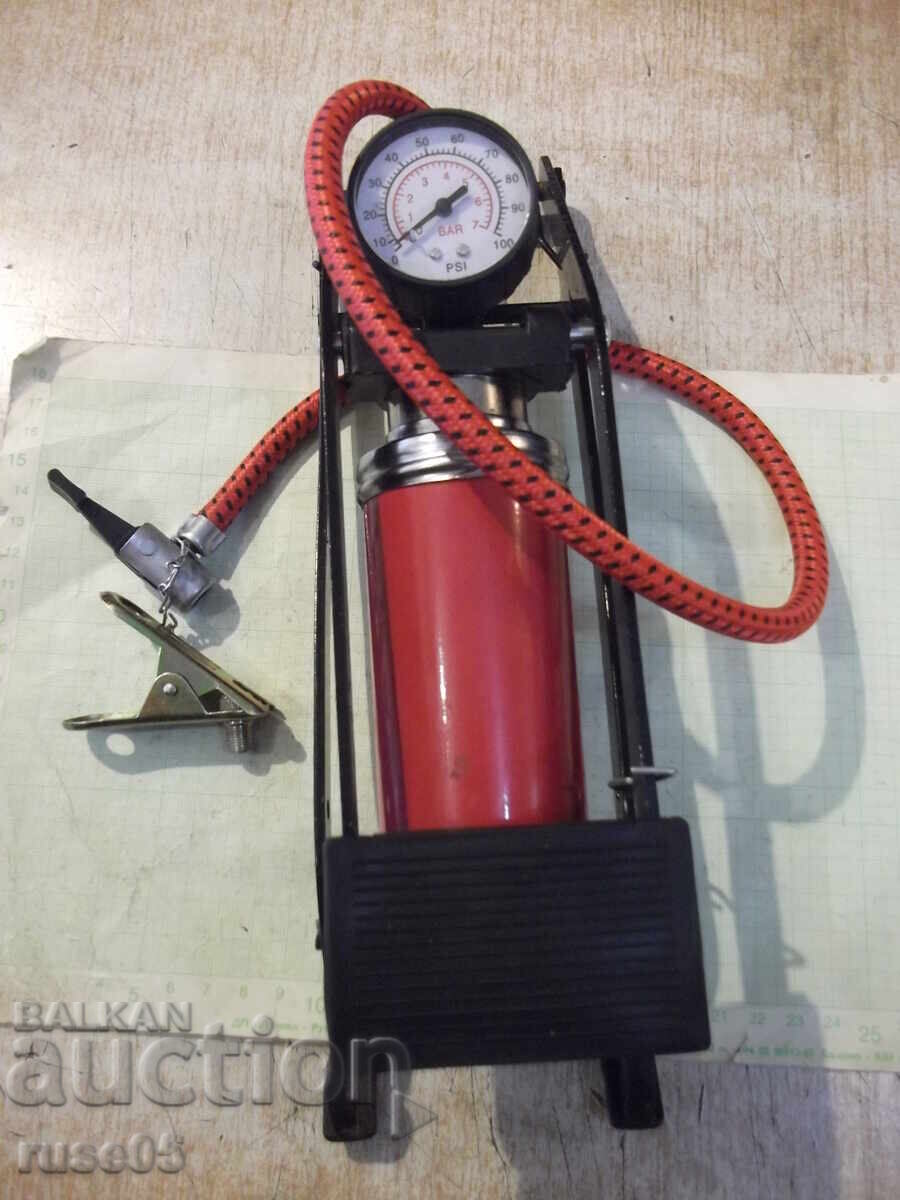 Λειτουργική τρομπά ποδιού για ελαστικά