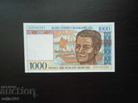 МАДАГАСКАР  1000 1 000   АРИАРИ  1995  НОВА UNC