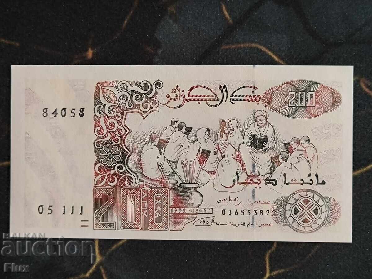 Bancnotă - Algeria - 200 dinari UNC | 1992 cu preț € 10.00 | 19.56 BGN