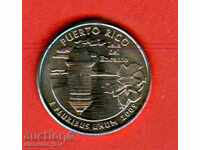 САЩ  USA 25 cent емисия issue 2009 P PUERTO RICO НОВА UNC