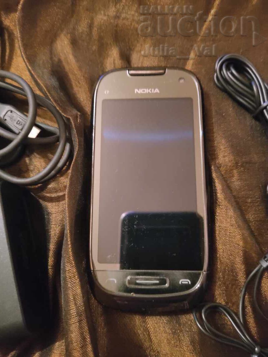 Nokia C7 in excellent condition starting bid from 0.01 cents with price € 11.00 | 21.51 BGN