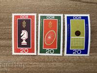 RDG - Sport - Campionate mondiale în RDG (1969) MNH