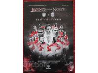 Program fotbal Manchester Utd. - Liverpool legende