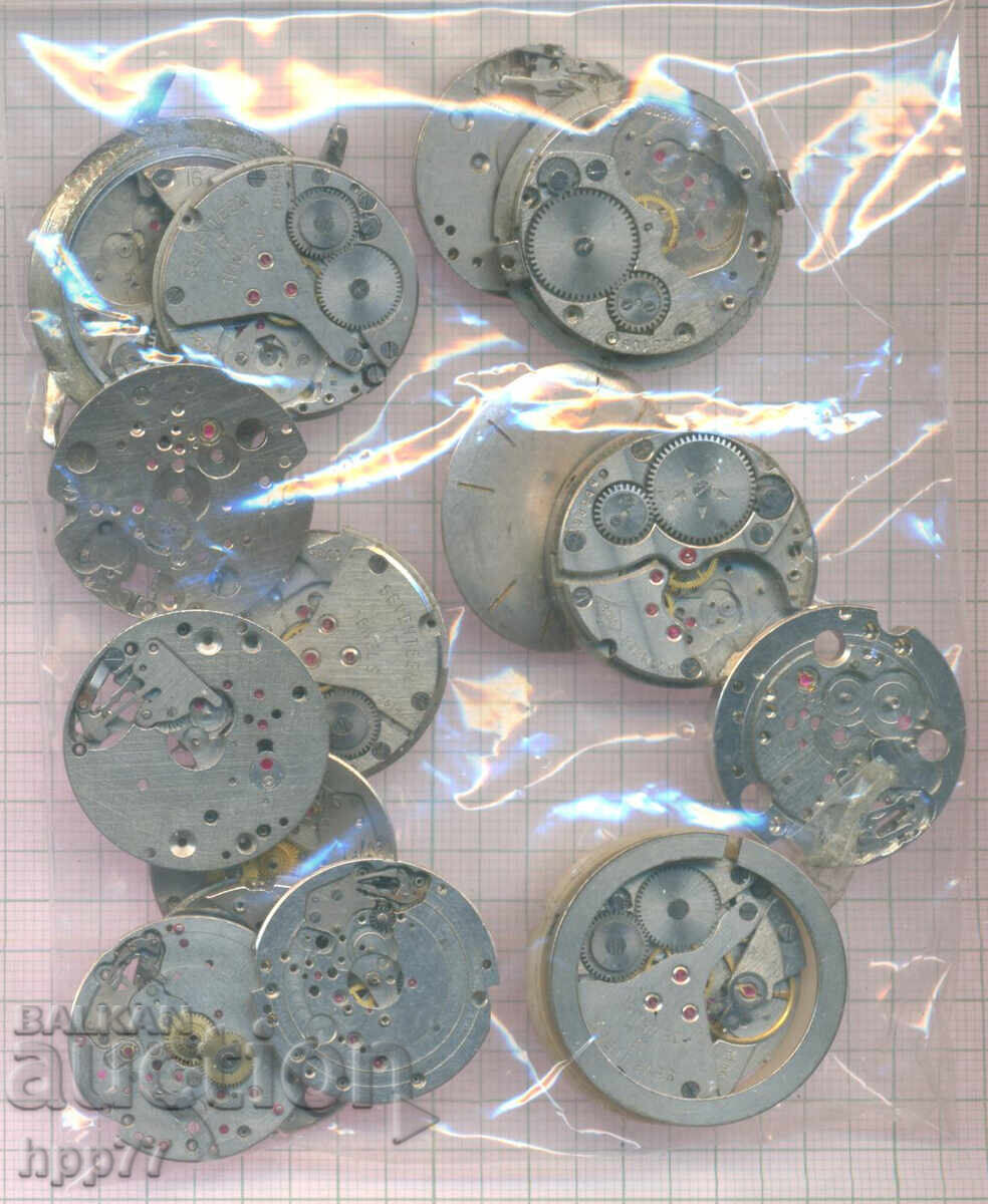 μηχανισμοί για ρολόγια 27 με τιμή € 0.01 | 0.02 BGN