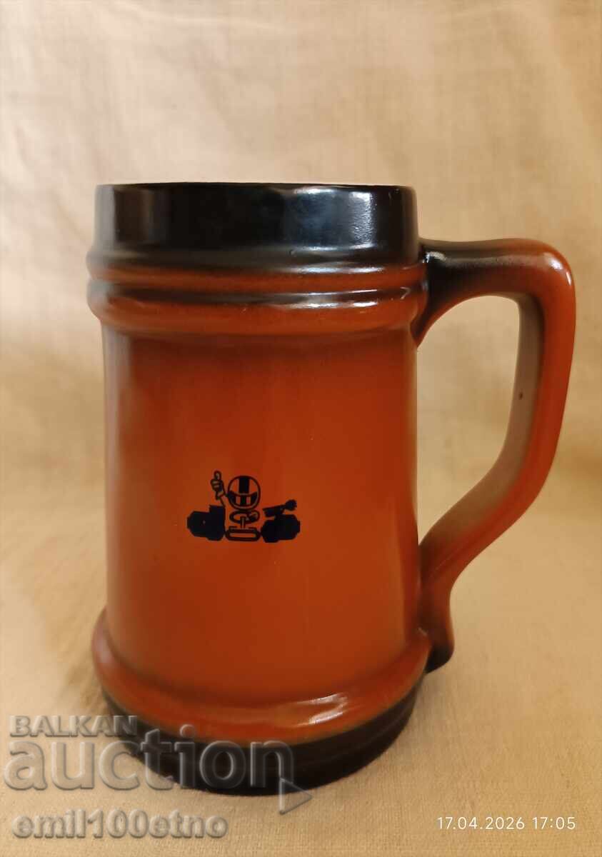 Cană - Cursă de karting - porțelan Dyanko Stefanov Razgrad