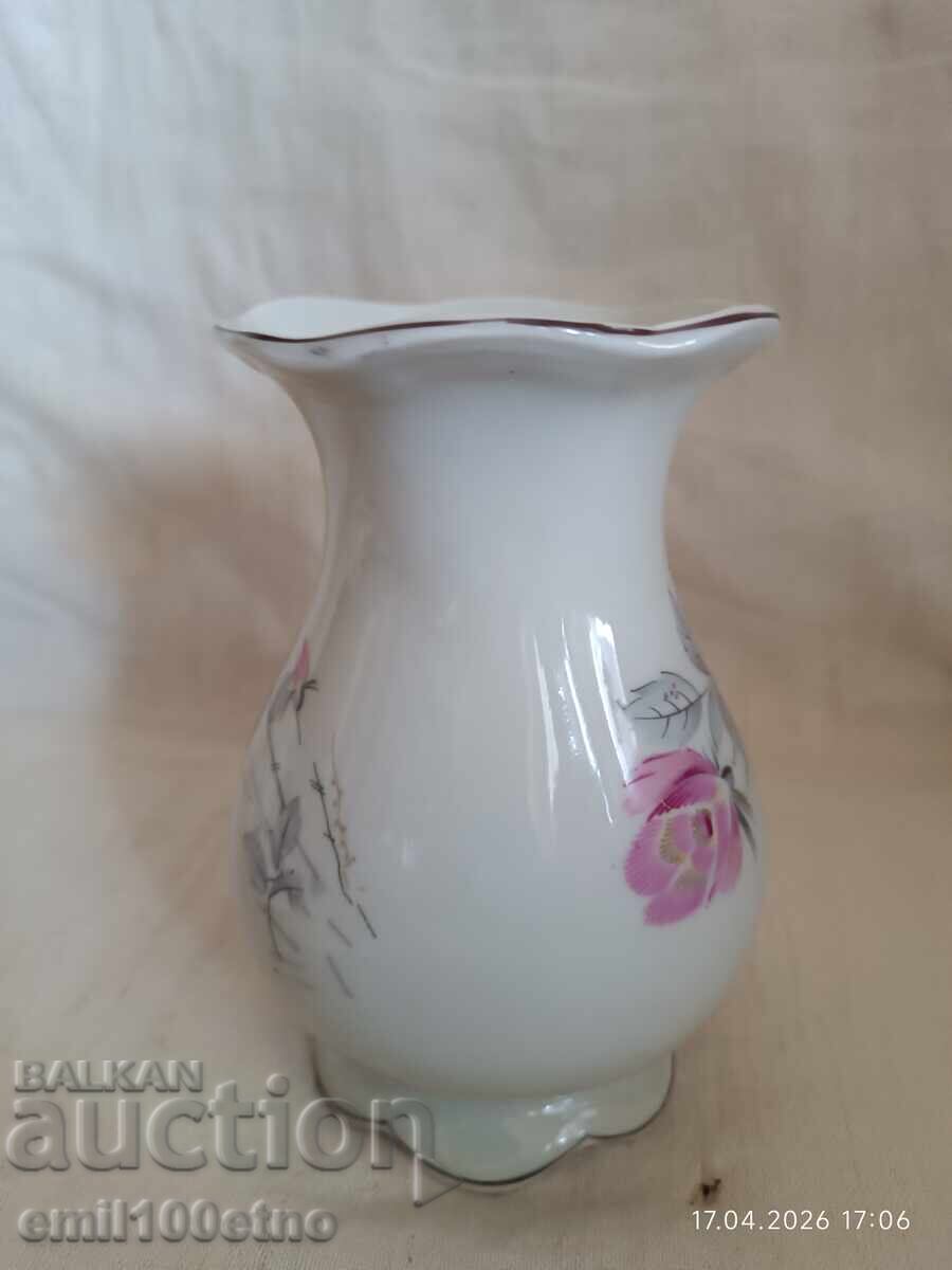 Παράδοση Όμορφο βάζο παλιά βουλγάρικη πορσελάνη Κόστα Γιορντάνοφ Βίντιν