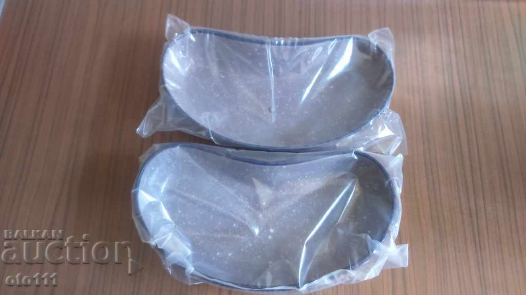 MEDICALE VECHI, BAZINE SMALTATE - 2 buc