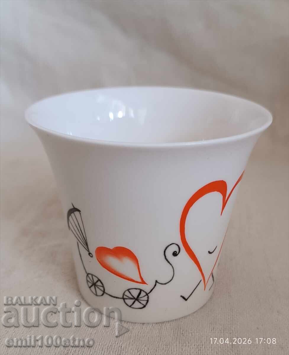 Licitație Ceșcuță de ceai din porțelan fin Bononia Vidin