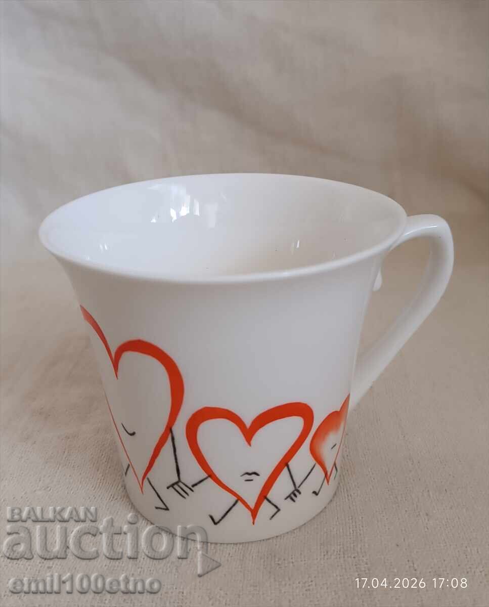 Ceșcuță de ceai din porțelan fin Bononia Vidin