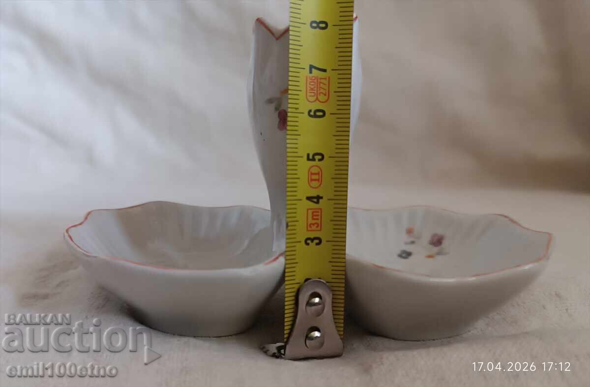 Solniță veche din porțelan bulgăresc - 7