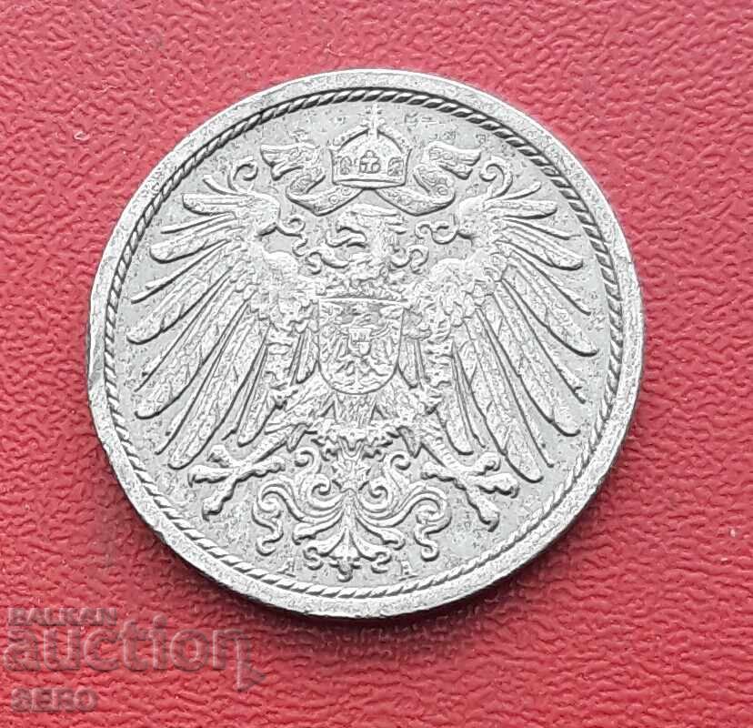 Germany-10 Pfennig 1914 A-Berlin with price € 0.51 | 1.00 BGN