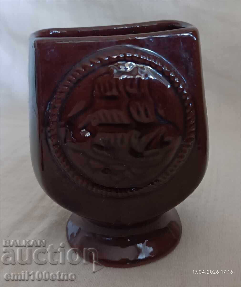 Δημοπρασία Καβάρνα - Μολυβοθήκη σταχτοδοχείο - κεραμικό