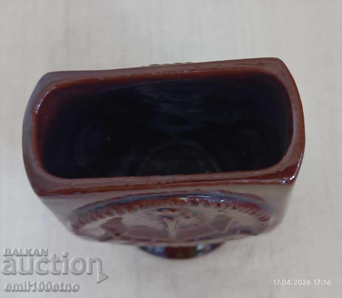 Auction  Balchik - Pencil holder cigarette holder - ceramic