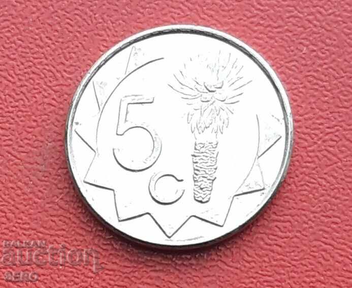 Namibia-5 cents 2012-well preserved
