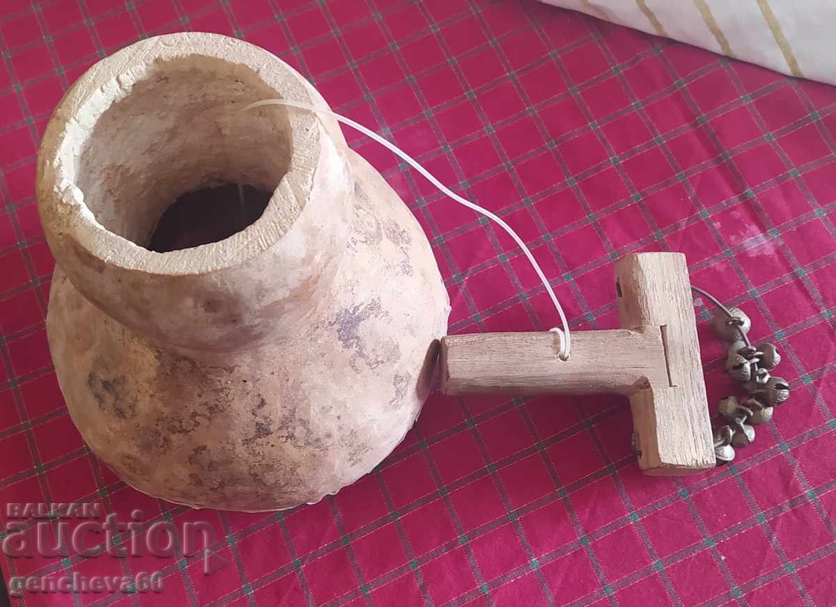 Instrument muzical tobă Bakchu, tamburină - lucrat manual cu preț € 21.00 | 41.07 BGN