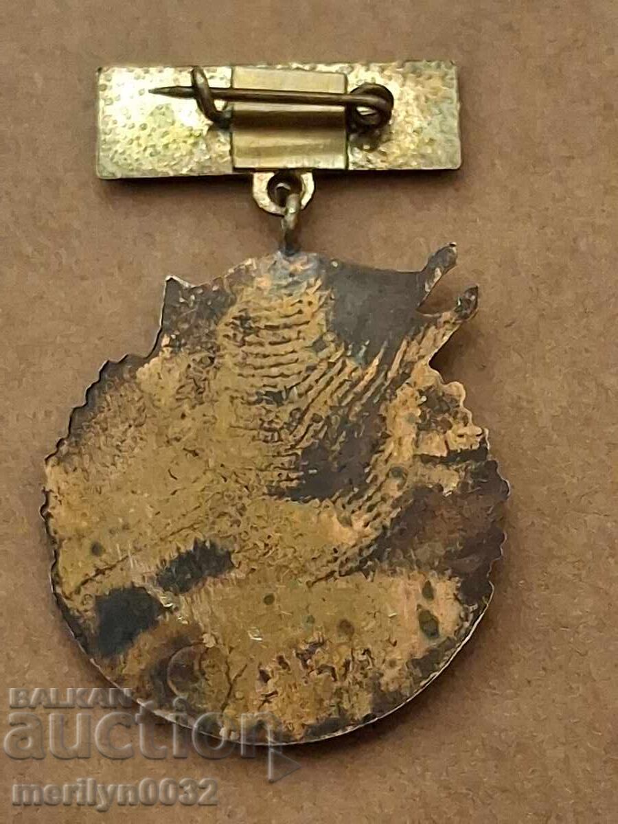 Аукцион Нагръден знак ОТЛИЧНИК Министерство на съобщенията значка