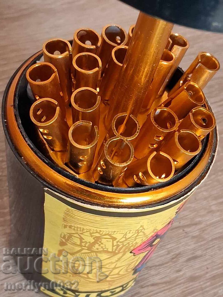 Sticlă tabacheră cutie de țigări URSS anii '70 - 5