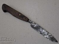 Овчарски нож каракулак чирени от биволски рог острие