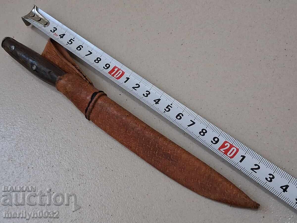 Old forged Buynovski knife, karakulak, blade - 5