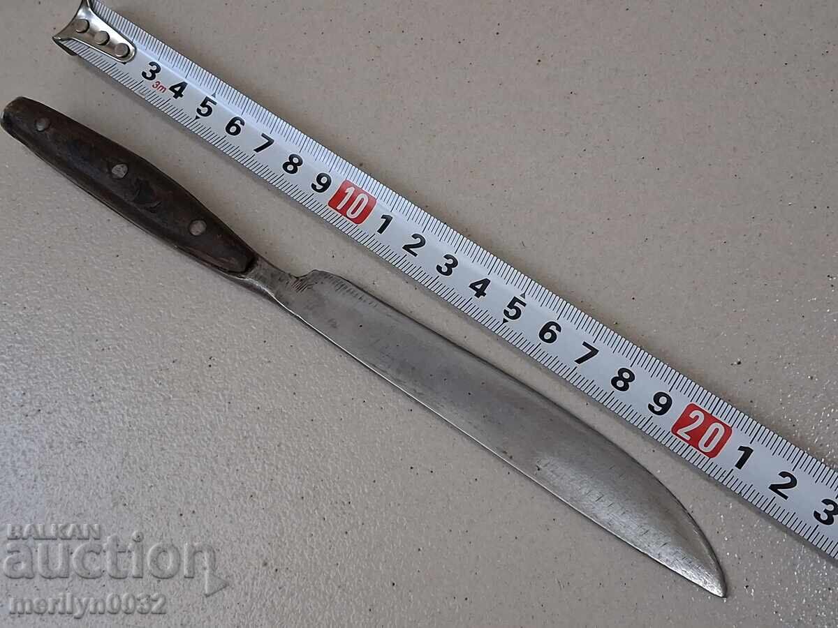 Old forged Buynovski knife, karakulak, blade - 6