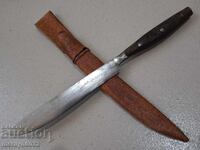 Παλιό σφυρήλατο μαχαίρι Μπουϊνόφσκι, καρακουλάκ, λεπίδα