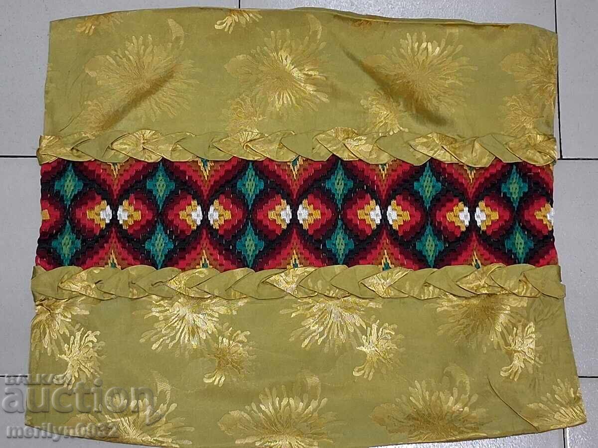 Articol interior husa de perna cu broderie bulgareasca - 5