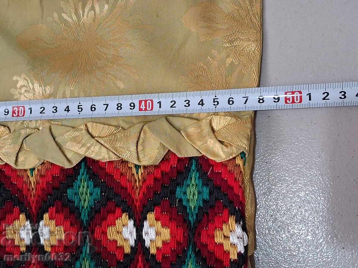 Articol interior husa de perna cu broderie bulgareasca - 6