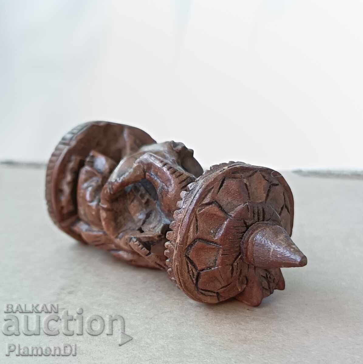 Authentic Sandalwood Ganesha figurine 7cm - 7 Authentic Sandalwood Ganesha figurine 7cm - 7