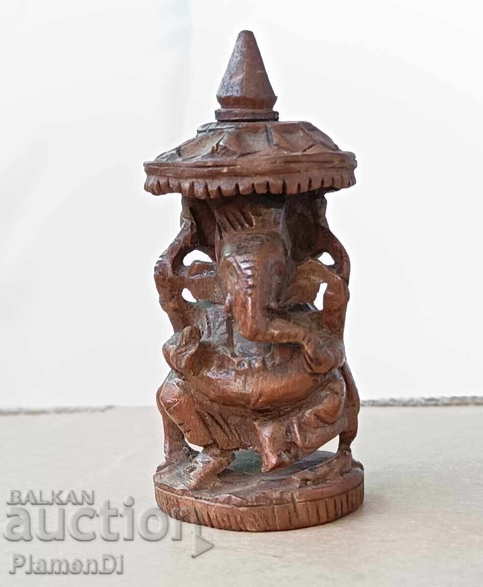 Authentic Sandalwood Ganesha figurine 7cm Authentic Sandalwood Ganesha figurine 7cm