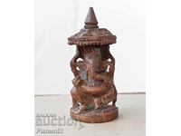 Authentic Sandalwood Ganesha figurine 7cm