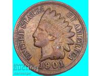 САЩ 1 цент 1901