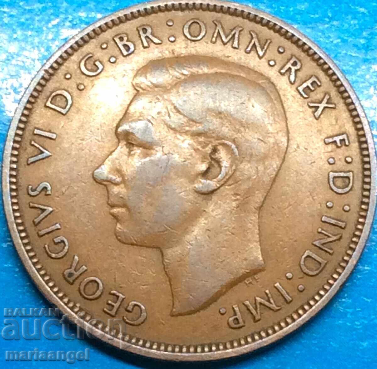 Delivery of Great Britain 1 Penny 1948 George VI Bronze