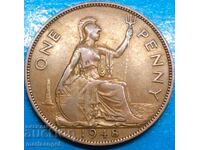 Marea Britanie 1 Penny 1948 George VI Bronz