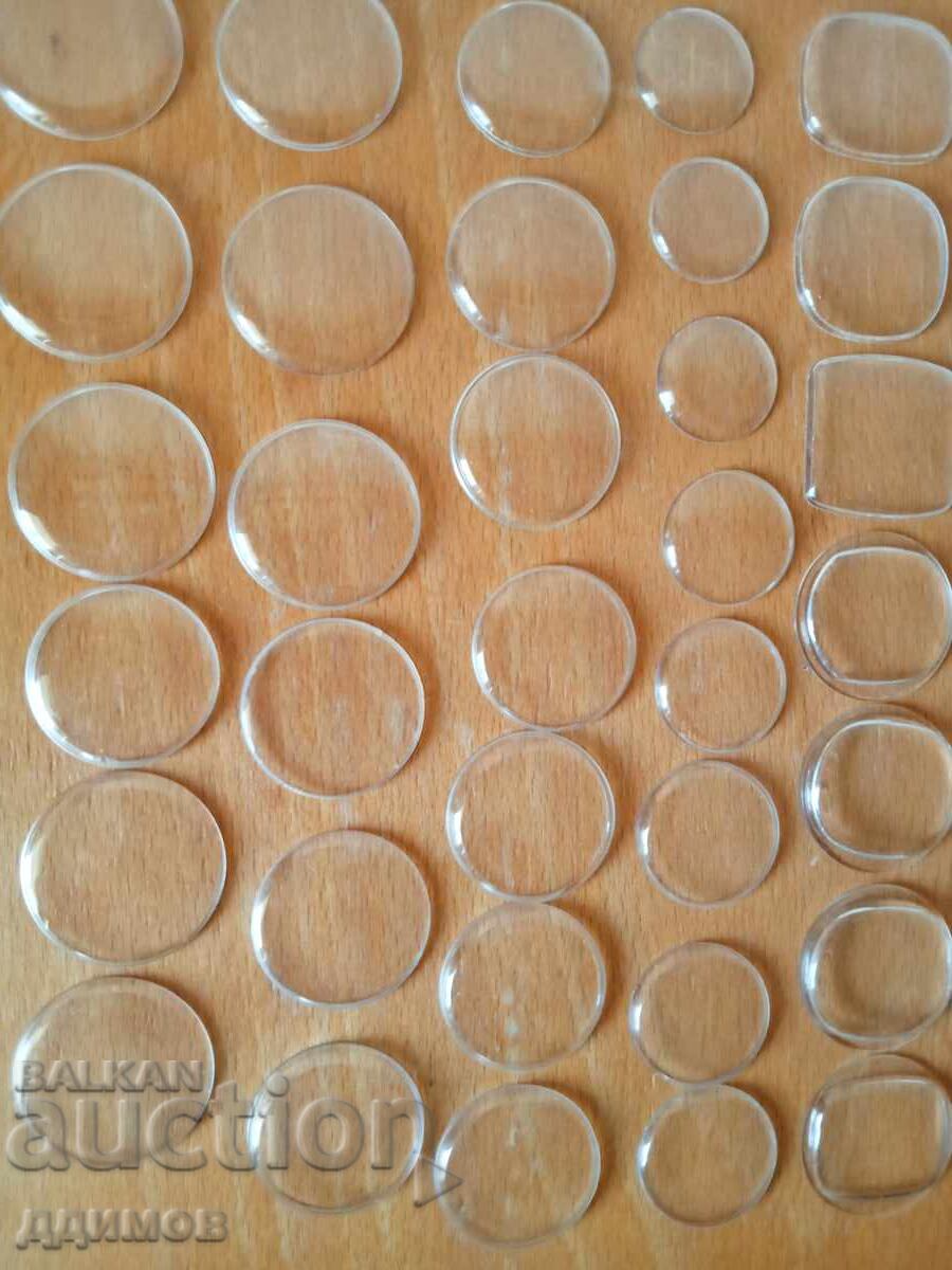 60 броя стъкла за съветски часовници - 7