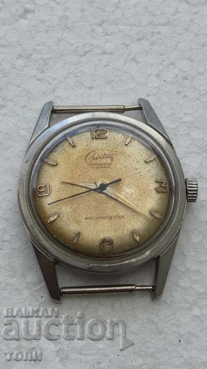 CREATION SWISS MADE MILITARY ΑΤΣΑΛΙΝΗ ΚΑΣΑ ΣΠΑΝΙΟ ΛΕΙΤΟΥΡΓΙΚΟ