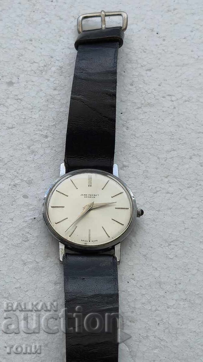 JEAN PERRET GENEVE SWISS MADE RARE WORKING NO WARRANTY BZC with price € 4.50 | 8.80 BGN
