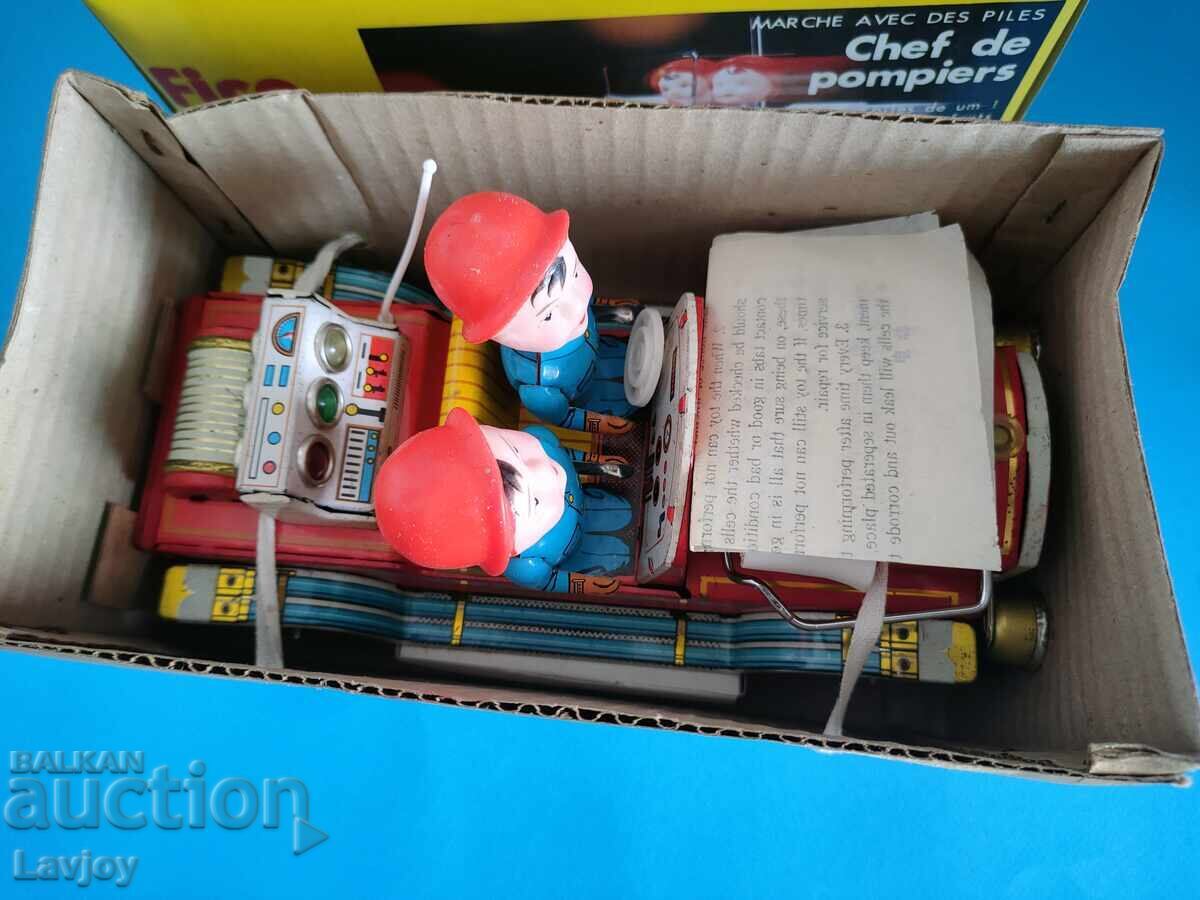 Δημοπρασία Μεταλλικό παιδικό παιχνίδι Πυροσβεστικό όχημα * Μοναδικό*